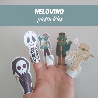 Helovino pirštų lėlės (PDF)