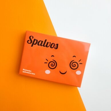 Lavinamųjų kortelių rinkinys „Spalvos“ 7