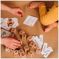 Mokykimės skaityti kartu su Montessori kortelėmis